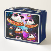 Lustiges Raummeerschweinchen Metall Brotdose (Vorderseite)