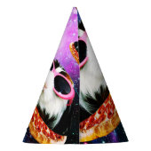 Lustiges Raummeerschweinchen Partyhütchen (Rückseite)