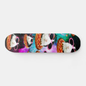 Lustiges Raummeerschweinchen Skateboard (Horizontal)