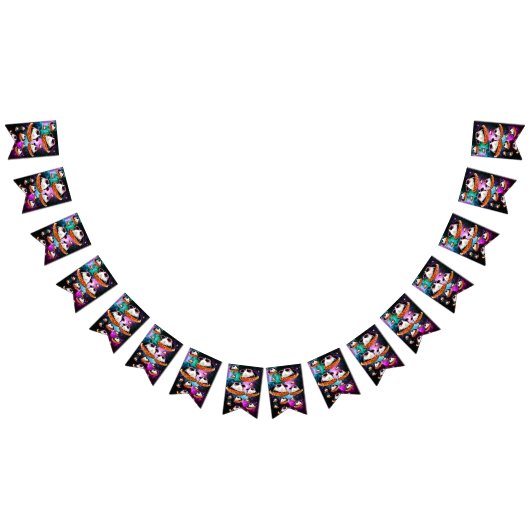 Lustiges Raummeerschweinchen Wimpelkette (Alle)