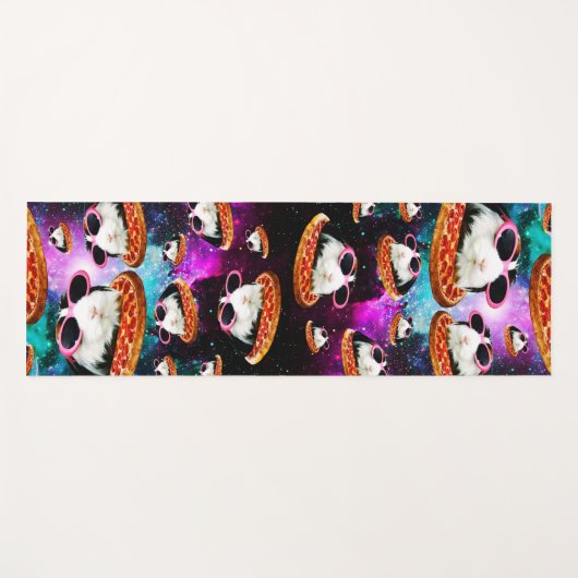 Lustiges Raummeerschweinchen Yogamatte (Vorderseite (Horizontal))