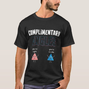 Lustiges rechtes spitzwinkliges Dreieck-Mathe-Lehr T-Shirt
