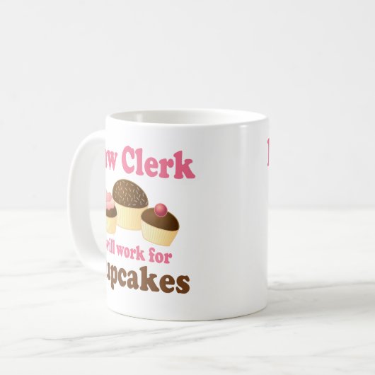 Lustiges Rechtsreferendar Kaffeetasse (Vorderseite Links)