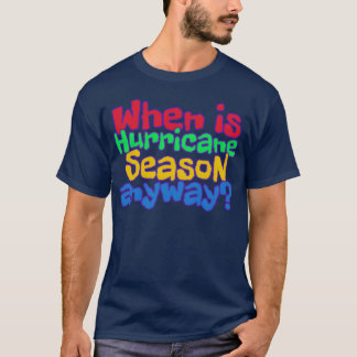 Lustiges Regen-Zitat Hurrikan Wetter Zitat Junge T-Shirt