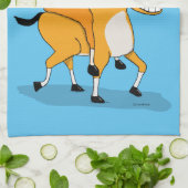 Lustiges Reiten-Pferd Geschirrtuch (Gefaltet)