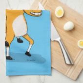 Lustiges Reiten-Pferd Geschirrtuch (Viertel Falte)