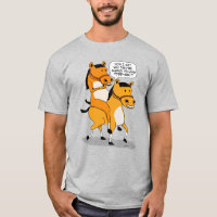 Lustiges Reiten-Pferd