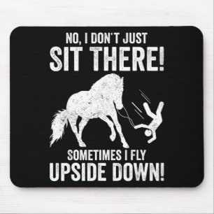 Lustiges Reitsport Pferd Vaulting Fly Ide Runter  Mousepad
