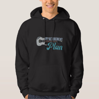 Lustiges Rentengeschenk Gitarrist Mein Rentenplan Hoodie