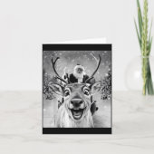 Lustiges Rentier Selfie Santa Weihnachten Männer F Karte (Vorderseite)