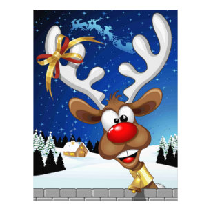 Lustiges Rentier-Spionier-Weihnachts-Meme Fotodruck