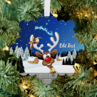 Lustiges Rentier-Spionier-Weihnachts-Meme