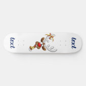 Lustiges Rentier-Spionier-Weihnachts-Meme Skateboard (Horizontal)