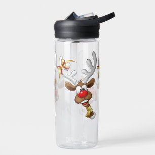 Lustiges Rentier-Spionier-Weihnachts-Meme Trinkflasche