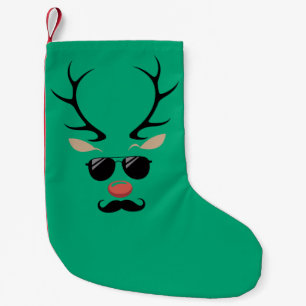 Lustiges Rentier Weihnachten Winter Familie Süßes Kleiner Weihnachtsstrumpf