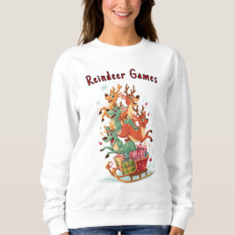 Lustiges Rentier-Weihnachts-Sweatshirt Sweatshirt