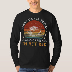 Lustiges Rentner-Angler-T-Shirt - Wen kümmert's, w T-Shirt