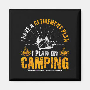 Lustiges Rentner-Geschenk für Camper, Zitat für Ou Magnet