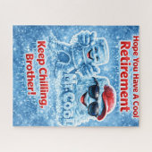 Lustiges Rentner-Puzzle für den Bruder, lustiger M Puzzle (Horizontal)