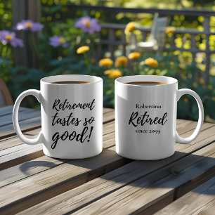 Lustiges Rentnergeschenk Schmeckt so gut Kaffeetasse