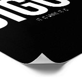 Lustiges republikanisches konservatives Geschenk B Poster (Ecke)
