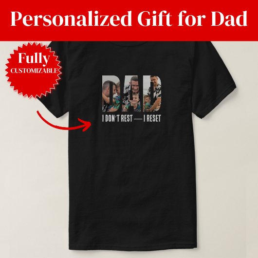 Lustiges Reset-Vater Humor-Geschenk T-Shirt
