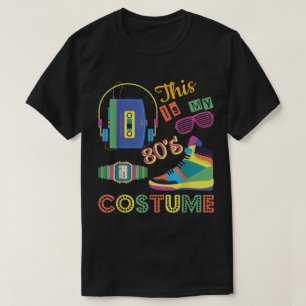 Lustiges Retro-80er-Kostüm-Party-Design T-Shirt