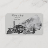 lustiges Retro-Design für Kosmetiker und Make-up-K Visitenkarte (Vorderseite)