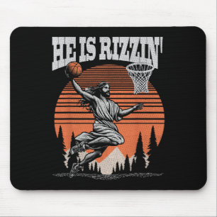Lustiges Retro Er ist Rizzin Christliches Ostern S Mousepad