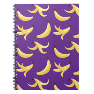 Lustiges Retro-Gelb-Bananen-Muster-Party-Bearbeitb Notizblock