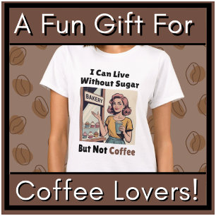 Lustiges Retro-Kaffee-Liebhaber Low-Carb-Keto-Diät T-Shirt
