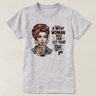 Lustiges Retro Mädchen T-Shirt – Freches & Geistre