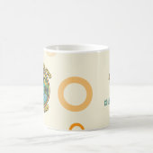 Lustiges Retro-Pickleball-Waschbär-Geschenk Kaffeetasse (Mittel)