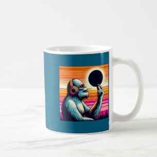 Lustiges Retro-Shirt Bigfoot Totale Sonnenfinstern Kaffeetasse