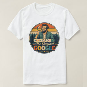 Lustiges Retro-Vatertagsgeschenk für smarte Väter T-Shirt