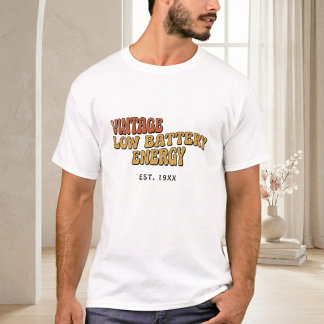 Lustiges Retro-Vintage-Grafik-T-Shirt | Abgenutzte T-Shirt