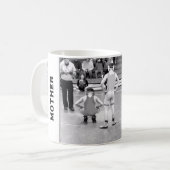 Lustiges Ringen Kaffeetasse (Vorderseite Links)