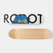 LUSTIGES ROBOTER-GRAFIK-SKATEBOARD SKATEBOARD (Horizontal)