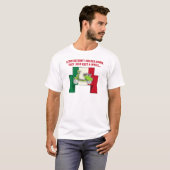 Lustiges Roller Dont break down mit Italien Flagge T-Shirt (Vorne ganz)