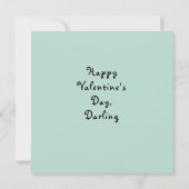 Lustiges romantisches Valentinstagsgeschenk (Rückseite)