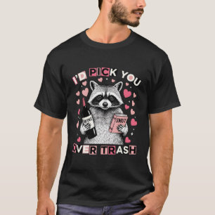Lustiges romantisches Zitat Ich würde dich über Mü T-Shirt