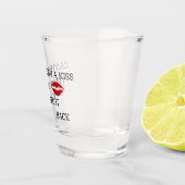 Lustiges romantisches Zitat Schnapsglas (Rechts)