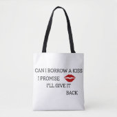 Lustiges romantisches Zitat Tasche (Vorderseite)