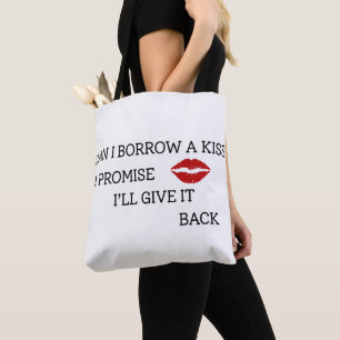 Lustiges romantisches Zitat Tasche