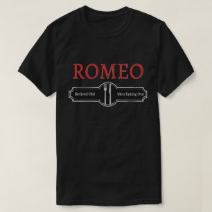 Lustiges Romeo Rentner Essen T-Shirt