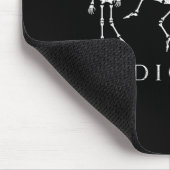 Lustiges Röntgen-Skelett, tanzender Röntgentechnik Mousepad (Ecke)