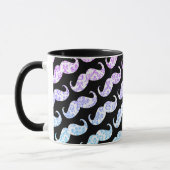 Lustiges rosa blaues tasse (Links)