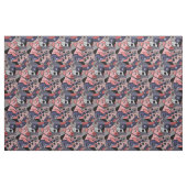 Lustiges rosa Schwein, das Gitarren-abstraktes Stoff (Fat Quarter (45,7 x 55,9 cm))