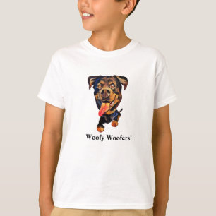 Lustiges Rottweiler-Hunde-Jungen-T-Shirt T-Shirt