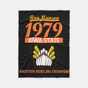 Lustiges Roy Munson King Pin Bowling T-Shirt 2 Fleecedecke